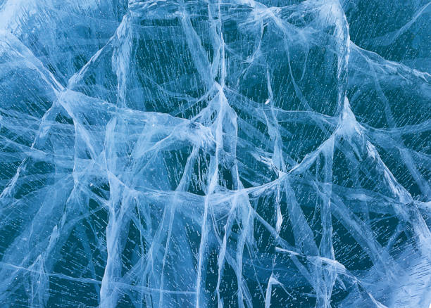 istock ice and cracks on the surface of Lake Baikal 861629970