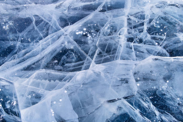 istock ice and cracks on the surface of Lake Baikal 861631708