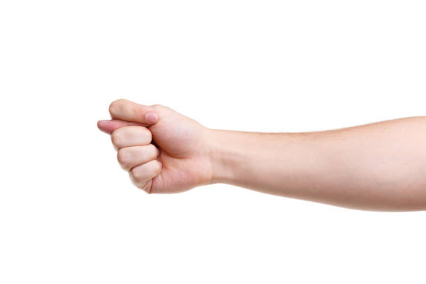 istock An insulting sign. Fig. Hand gesture isolated on white background 861654954