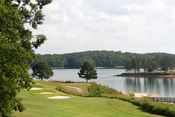 Buford, USA - September 15, 2017. Golf Course at Lake Lanier Islands Resort in Buford, Georgia.