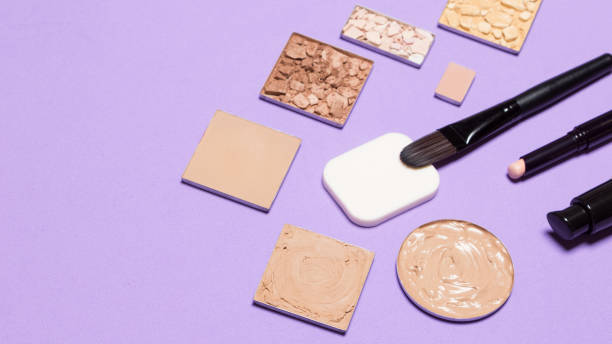 istock First step of makeup - foundation products with copy space 861671470