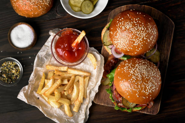 istock Burger and french fries 861671660