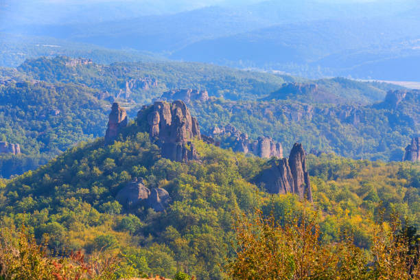 istock Cliff rocks panorama, Belogradchik, Bulgaria 861675080