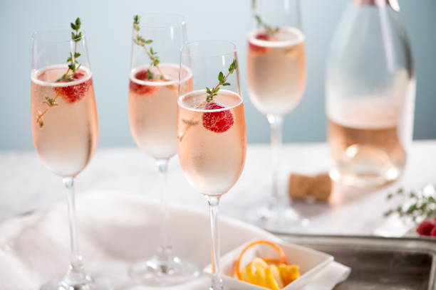 istock Rose Champagne Cocktails 861681366