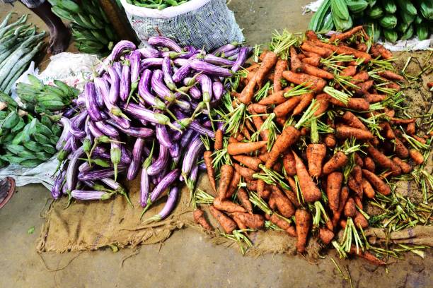 istock Stacks of fresh produce for sale 861685108