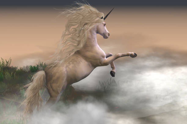 istock Misty Mountain Unicorn 861685712