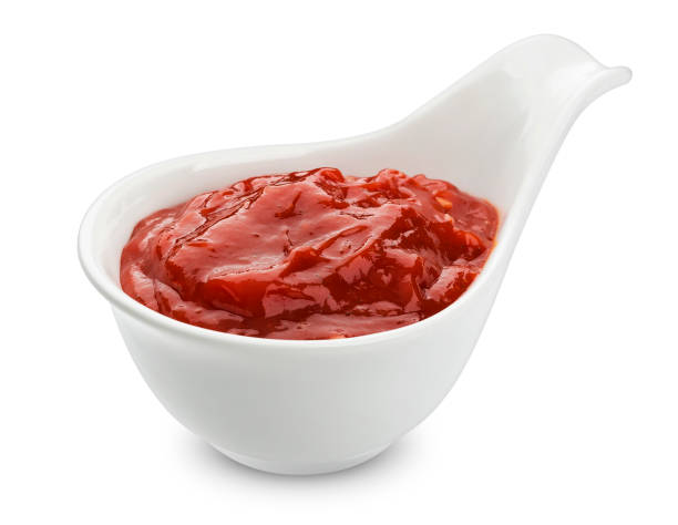 istock Adjika sauce isolated on white background 861708602