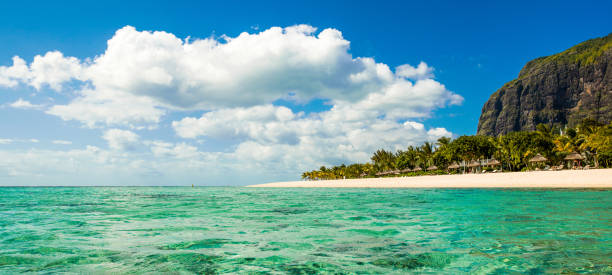 istock Panoramic view of Mauritius island landscape 861719730