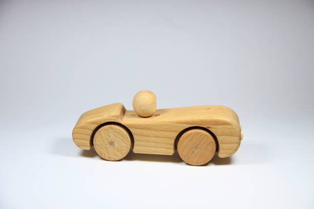 istock Wooden toy car 861719754