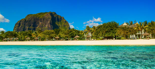 istock Panoramic view of Mauritius island landscape 861721820