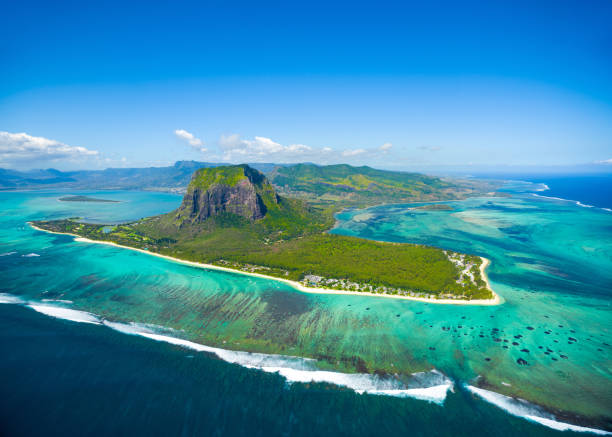 istock Aerial view of Mauritius island 861721844