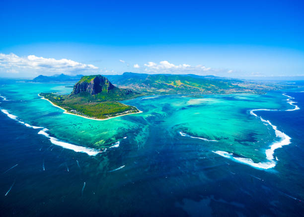 istock Aerial view of Mauritius island 861721852