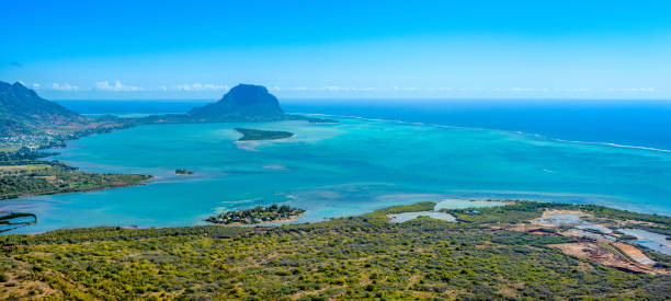 istock Aerial view of Mauritius island 861721868
