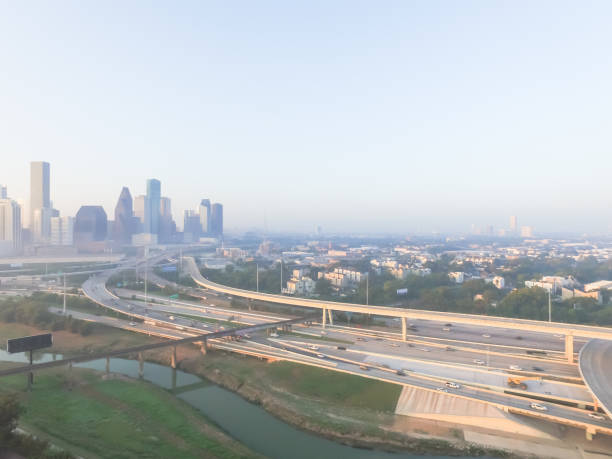 istock Houston Downton Highway view fron North side 861722104