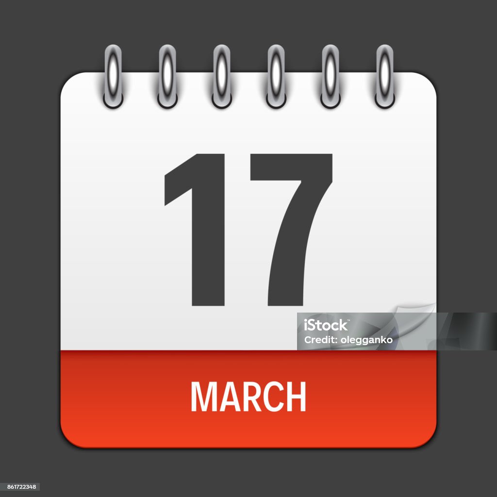 March 17 Calendar Daily Icon. Vector Illustration Emblem. Element of Design for Decoration Office Documents and Applications. Logo of Day, Date, Month and Holiday. St.Patrick s Day March 17 Calendar Daily Icon. Vector Illustration Emblem. Element of Design for Decoration Office Documents and Applications. Logo of Day, Date, Month and Holiday. St.Patrick s Day EPS10 Alcohol - Drink stock vector