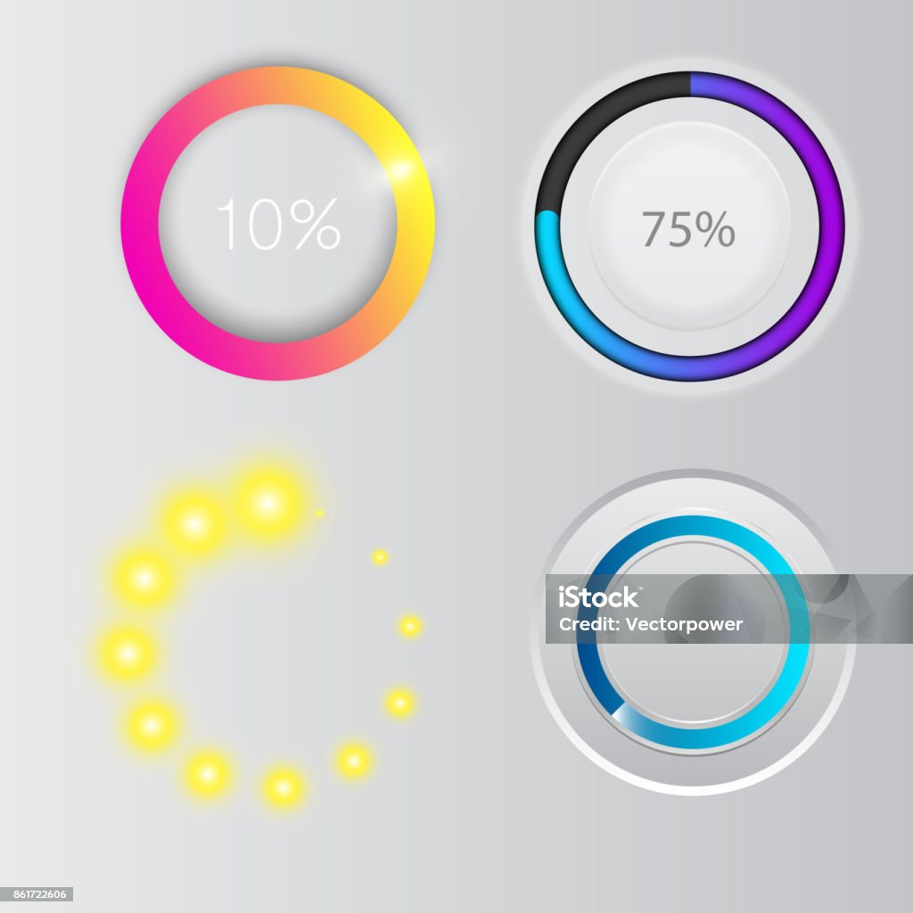 Progress Loading Bar Indicators Download Progress Uiux Web Interface ...