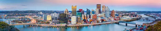 Photo of Pittsburgh downtown panorama