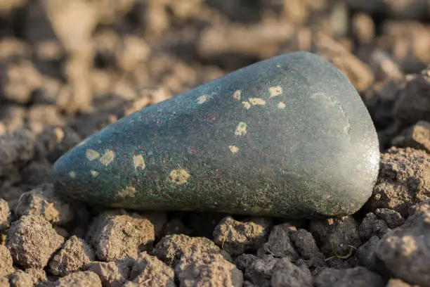Neolithic stone axe (eclogite and garnet)