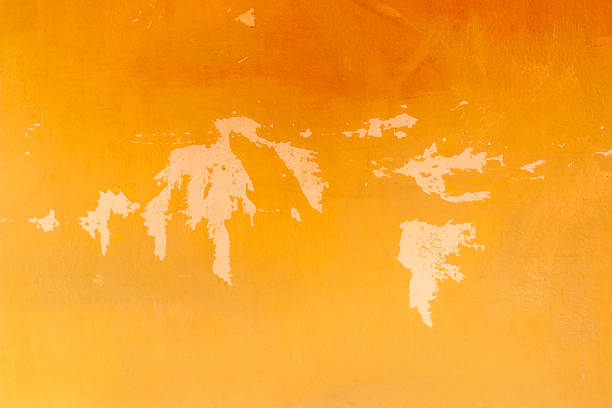 istock Abstract Old Yellow Grunge Cement Wall for texture background 861729786