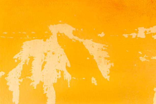 istock Abstract Old Yellow Grunge Cement Wall for texture background 861729804