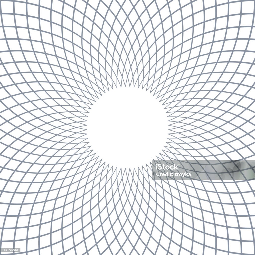 Rotation Line Pattern Rotation Circular Lines Pattern Stock Illustration - Download Image Now ...