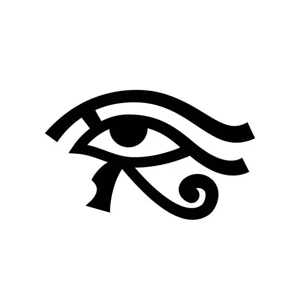 Vector illustration of Horus eye (Wadjet)