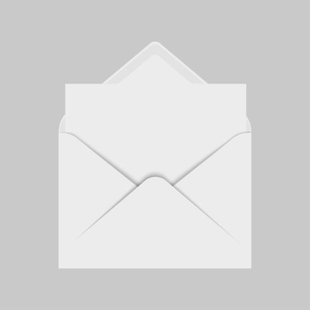 Card Envelope Vector 880+ Opened Envelope With Note Paper Card Stock Photos, Pictures ...