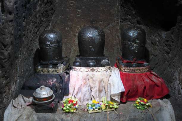 istock Lingam or linga in Elephant Cave, Goa Gajah, in Bali 861765462