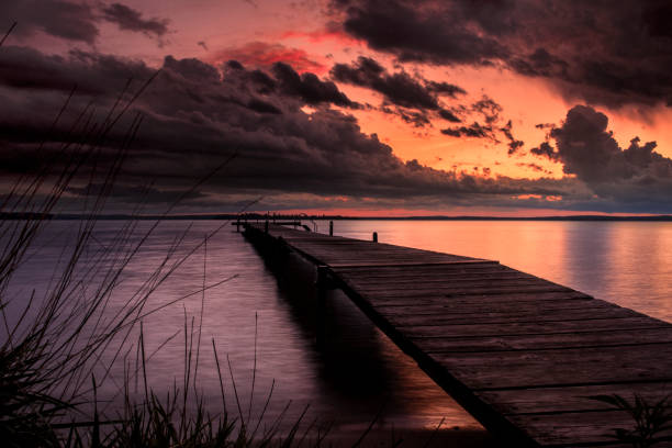 istock Hitchcock Road end cloudy sunset 861775948