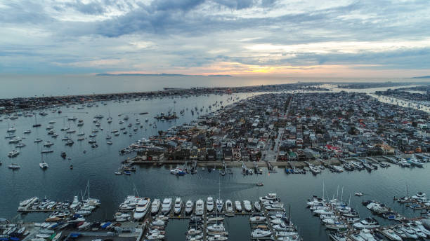 istock Night in Newport Beach, California 861782834