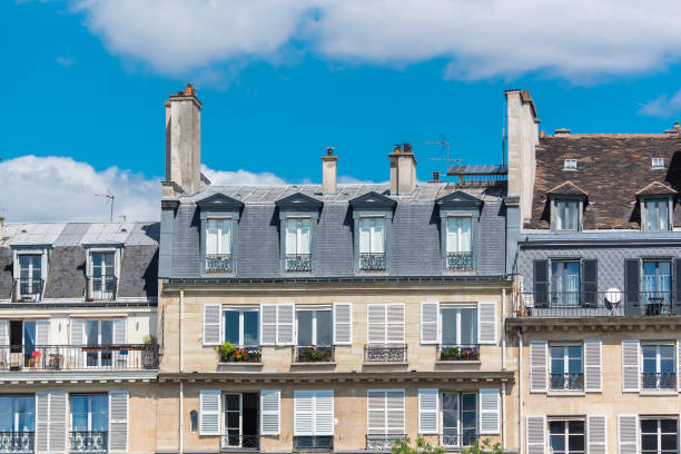 istock Paris, beautiful facades in the Marais 861792254