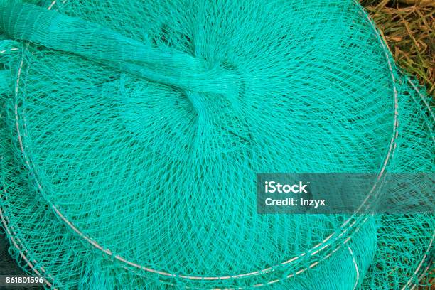 Nylon Fishing Nets In A Market Closeup Of Photo Stock Photo - Download  Image Now - China - East Asia, Drying, Equipment - iStock