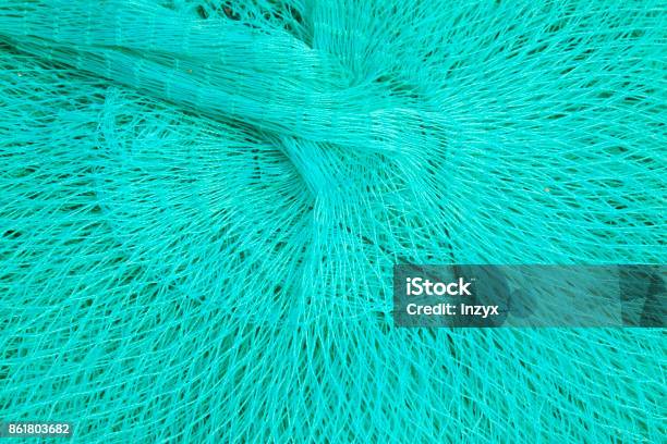 Nylon Fishing Nets In A Market Closeup Of Photo Stock Photo