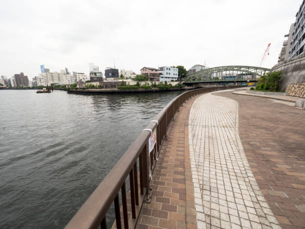 istock River side Promenade in Japan 861803724