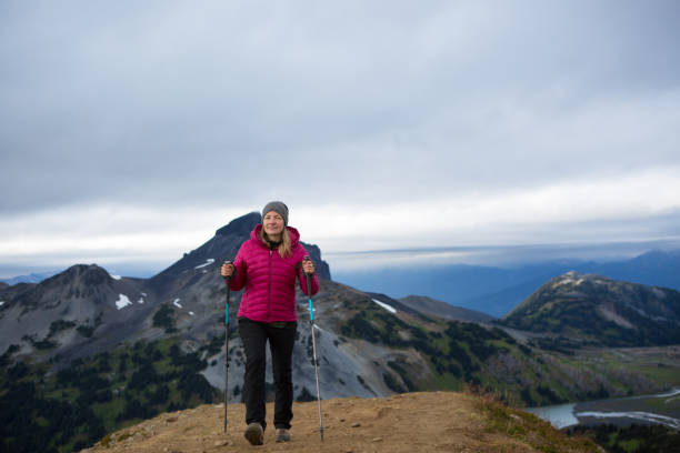 istock Young woman hiking 861804604