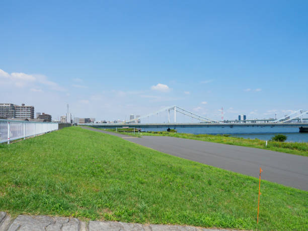 istock Arakawa riverbed, Japan Tokyo 861805300