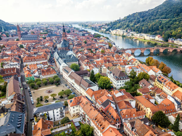 istock Bird's-eye view of Heidelberg 861808092