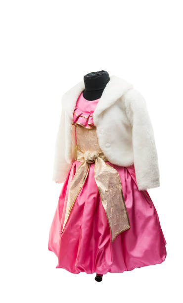 istock Baby dress on a mannequin isolated 861814212