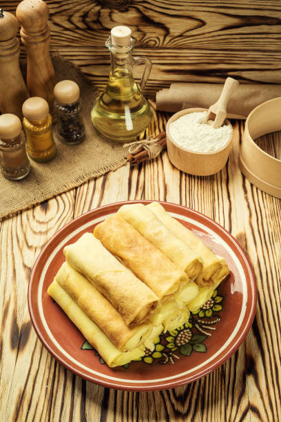 istock Stack of pancakes,One plain pancakes,Breakfast,snacks.Pancakes Day.Stack of kefir (buttermilk) pancakes,Pancakes with curd and raisins,Food photography.Breakfast for the whole family.With copy space 861820574