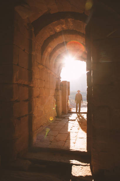 istock Sunset in ancient city - Petra. 861836492