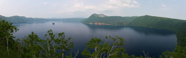 istock Mount Kamui and the beautiful clear blue Lake Mashu 861857940