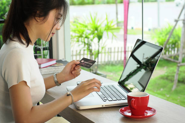 istock Young Asian Teenage girl using a laptop computer 861865602