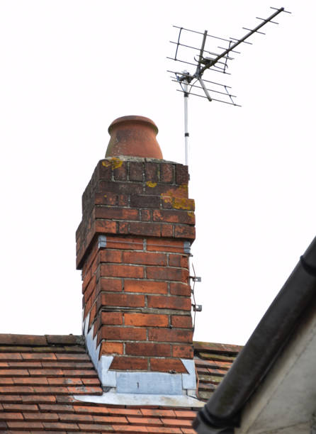 istock Chimney and aerial 861868422