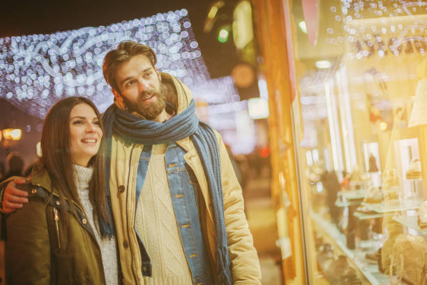 istock Lovely couple walking outside 861873002