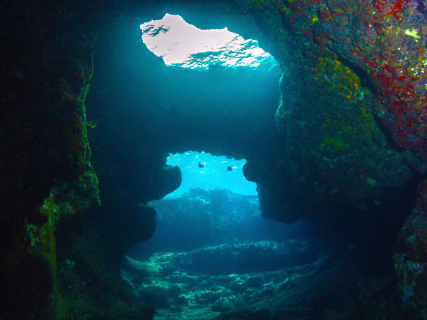 istock Underwater lava tube 861873752