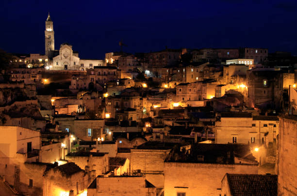 istock Matera, Italy, at night 861879848