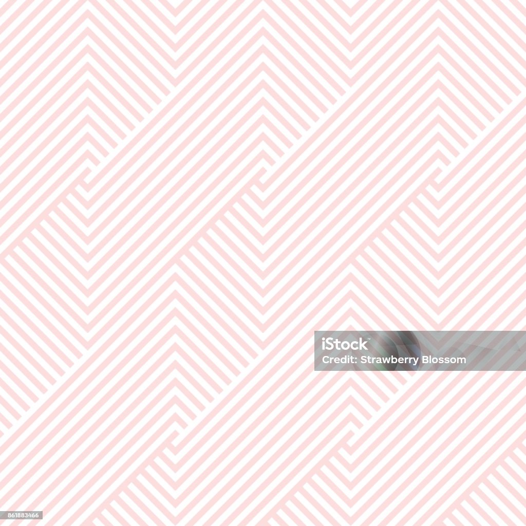 Patrón de la raya transparente rosa y blanco colores de fondo de San Valentín. Vector de fondo abstracto de Chevron patrón raya. - arte vectorial de Patrones visuales libre de derechos