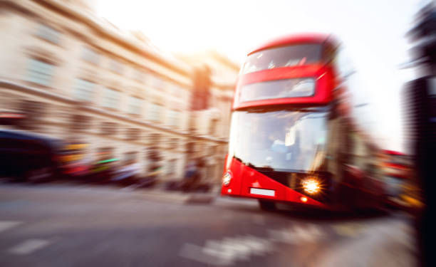 istock Double decker Red Bus in London 861885806