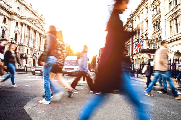 istock Crowd in Central London - Commuters and Tourists 861885814