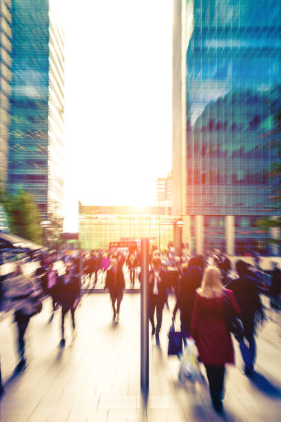 istock Business rush hour in London City 861888092